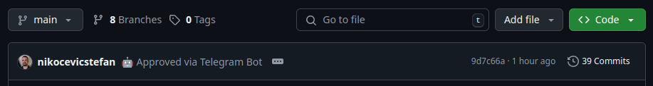 GitHub pull request merge confirmation